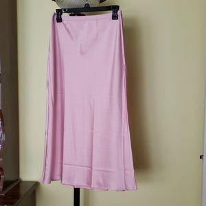 Victoria's secret satin midi skirt - never worn